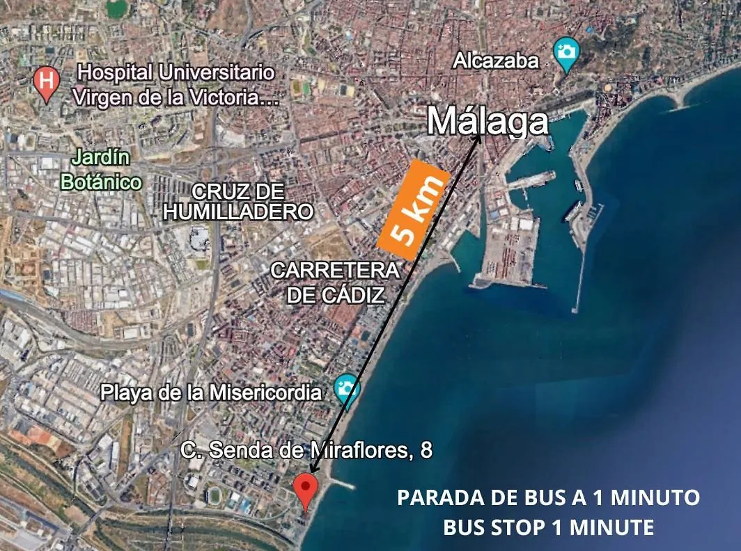 Chalet En Primera Linea De Playa Appartement Málaga